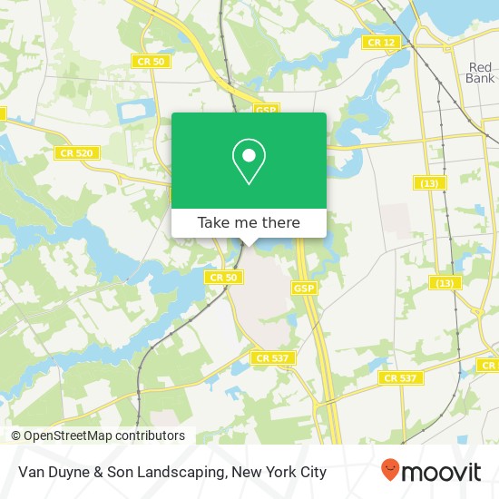 Mapa de Van Duyne & Son Landscaping