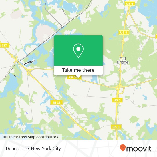 Denco Tire map