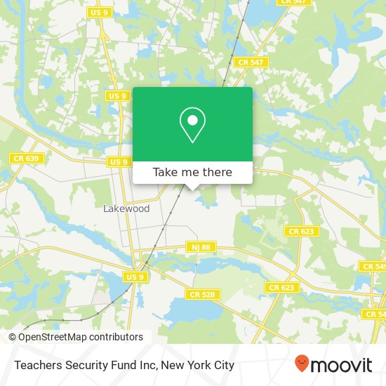 Teachers Security Fund Inc map