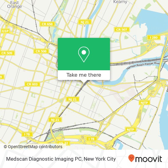 Mapa de Medscan Diagnostic Imaging PC