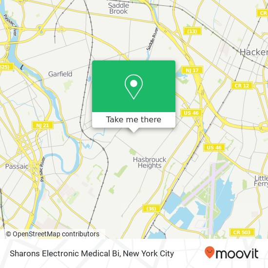 Sharons Electronic Medical Bi map