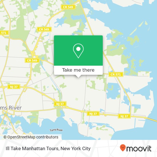 Mapa de Ill Take Manhattan Tours