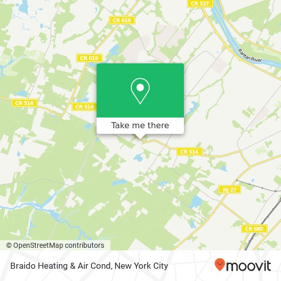 Braido Heating & Air Cond map