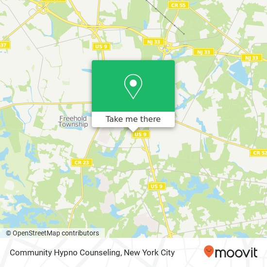 Community Hypno Counseling map