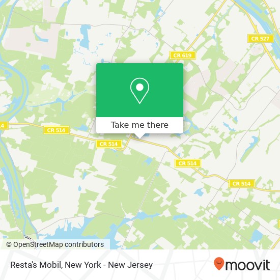 Resta's Mobil map