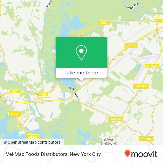 Mapa de Vel-Mac Foods Distributors