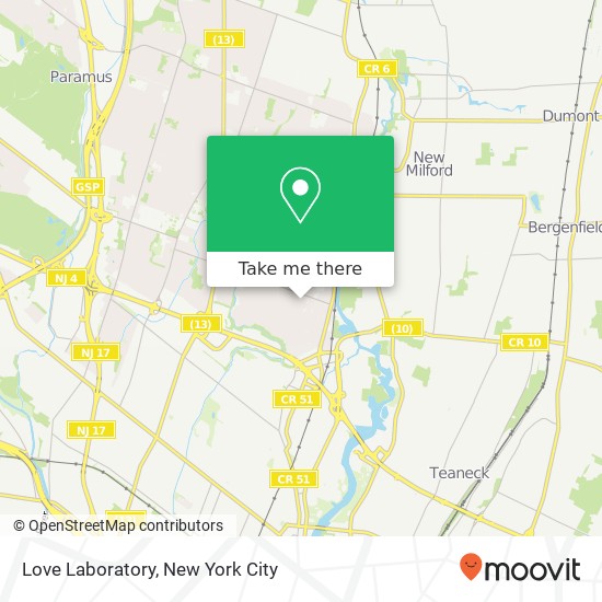 Mapa de Love Laboratory