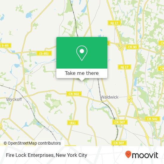 Fire Lock Enterprises map