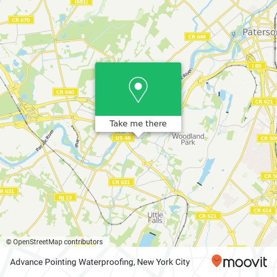 Advance Pointing Waterproofing map