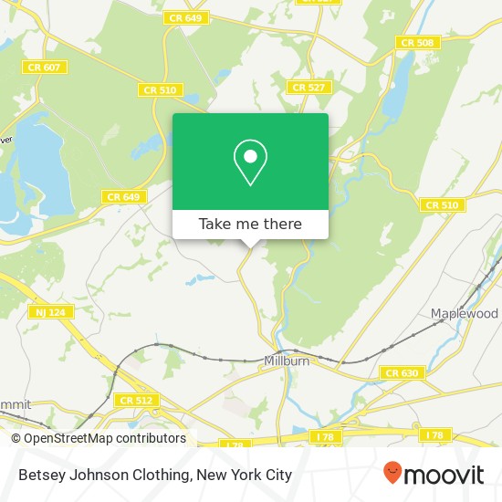 Betsey Johnson Clothing map