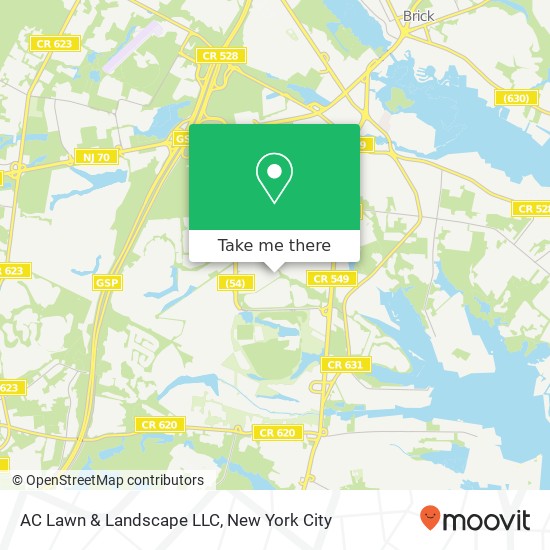 Mapa de AC Lawn & Landscape LLC