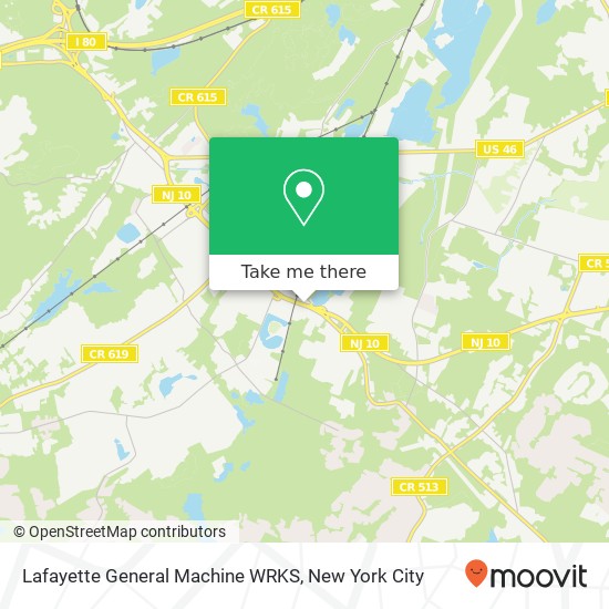 Lafayette General Machine WRKS map