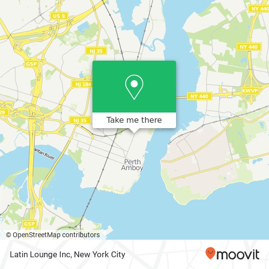 Mapa de Latin Lounge Inc
