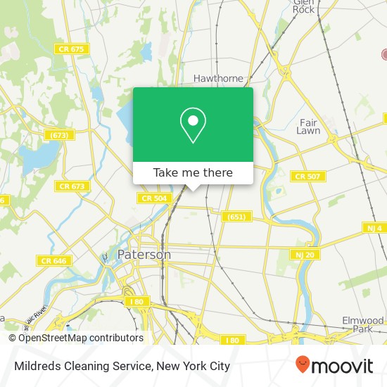 Mildreds Cleaning Service map