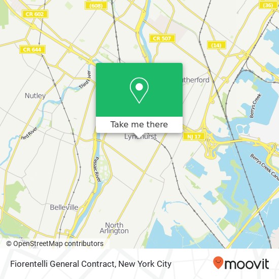 Fiorentelli General Contract map