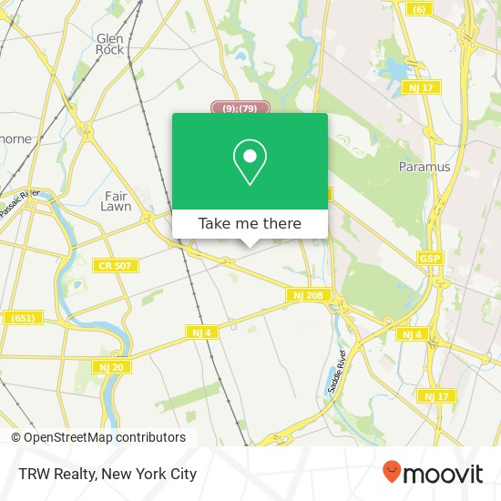 TRW Realty map