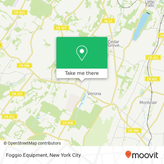 Mapa de Foggio Equipment