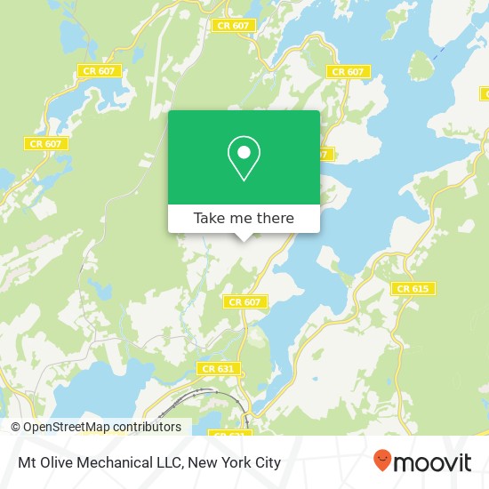 Mapa de Mt Olive Mechanical LLC