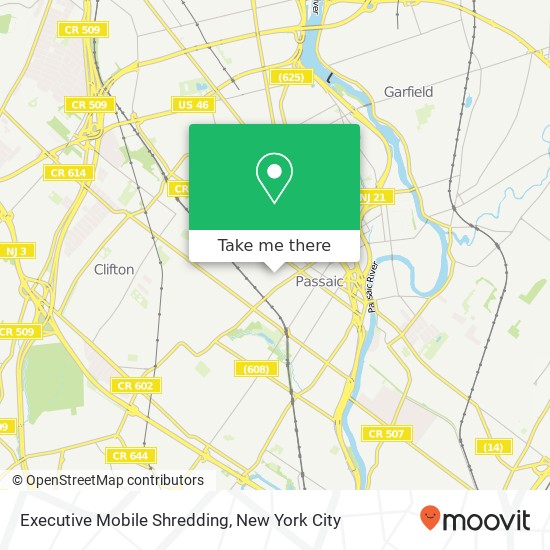 Mapa de Executive Mobile Shredding