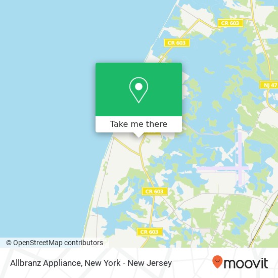 Allbranz Appliance map