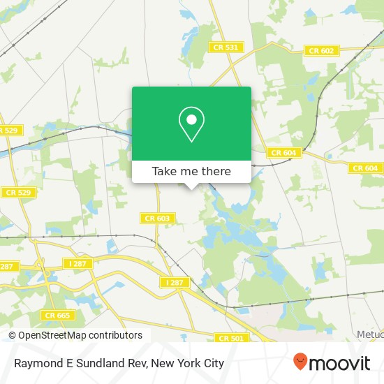 Raymond E Sundland Rev map