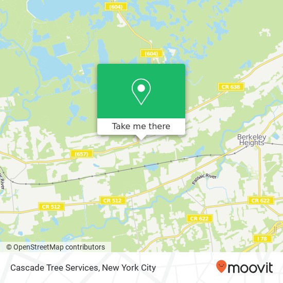 Mapa de Cascade Tree Services