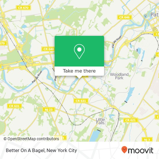 Mapa de Better On A Bagel