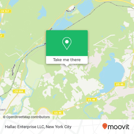 Hallac Enterprise LLC map