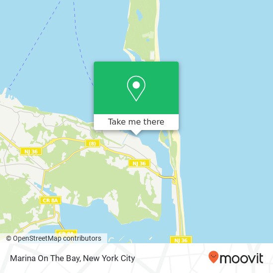 Marina On The Bay map