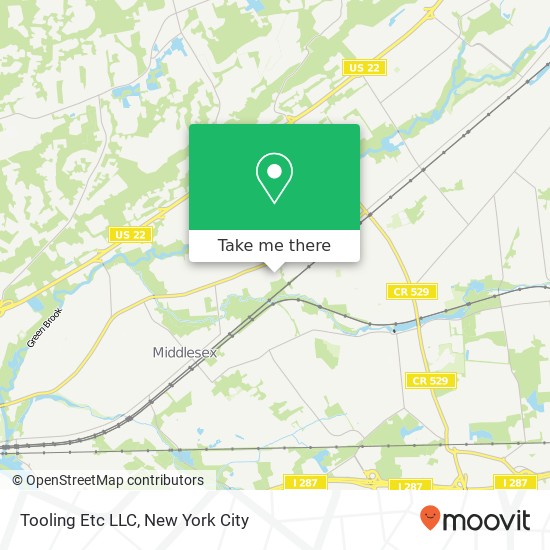 Mapa de Tooling Etc LLC