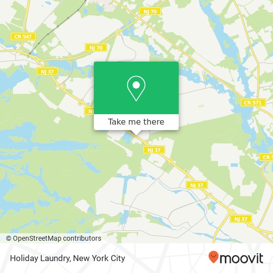 Holiday Laundry map