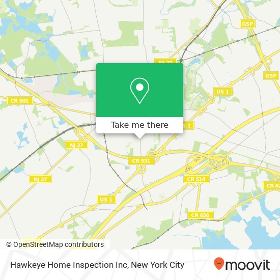 Hawkeye Home Inspection Inc map
