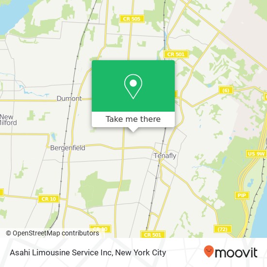 Mapa de Asahi Limousine Service Inc