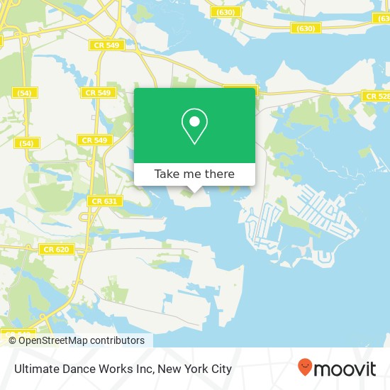 Mapa de Ultimate Dance Works Inc