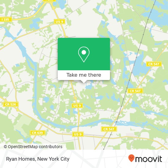 Ryan Homes map