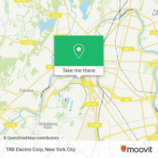 Mapa de TRB Electro Corp