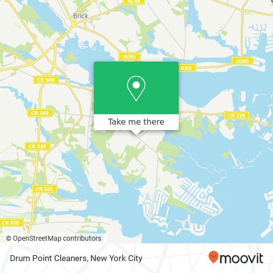 Drum Point Cleaners map