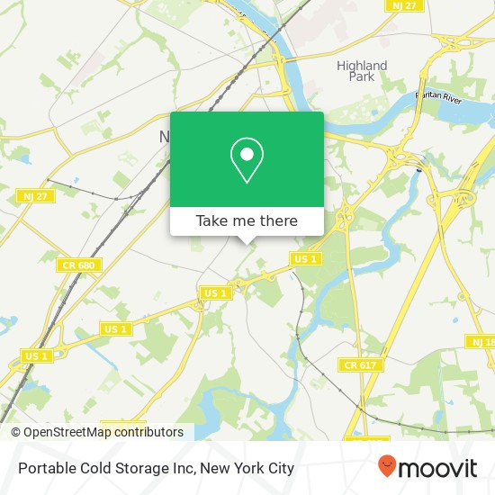 Mapa de Portable Cold Storage Inc