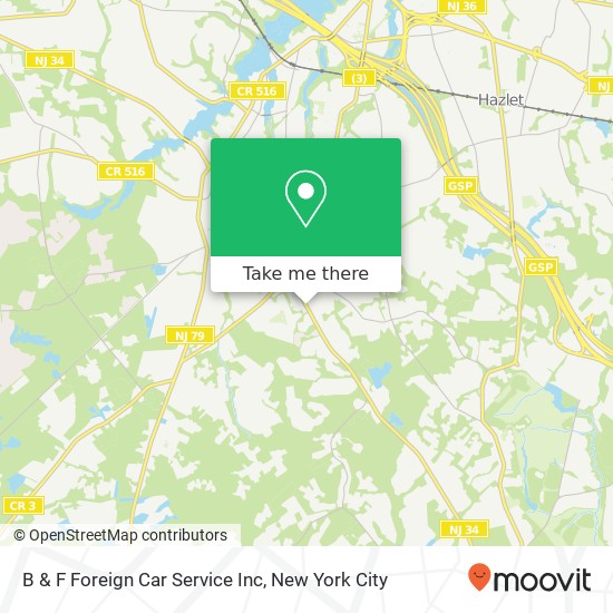 B & F Foreign Car Service Inc map