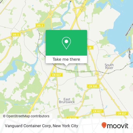 Mapa de Vanguard Container Corp