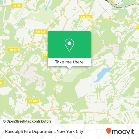 Mapa de Randolph Fire Department