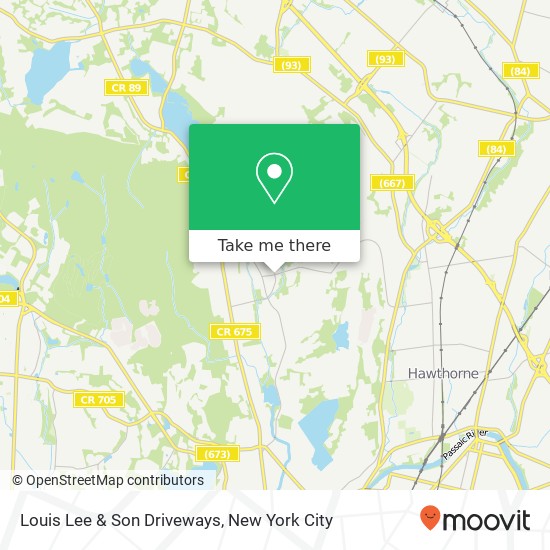 Louis Lee & Son Driveways map