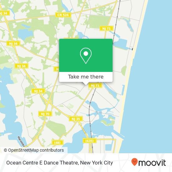 Ocean Centre E Dance Theatre map