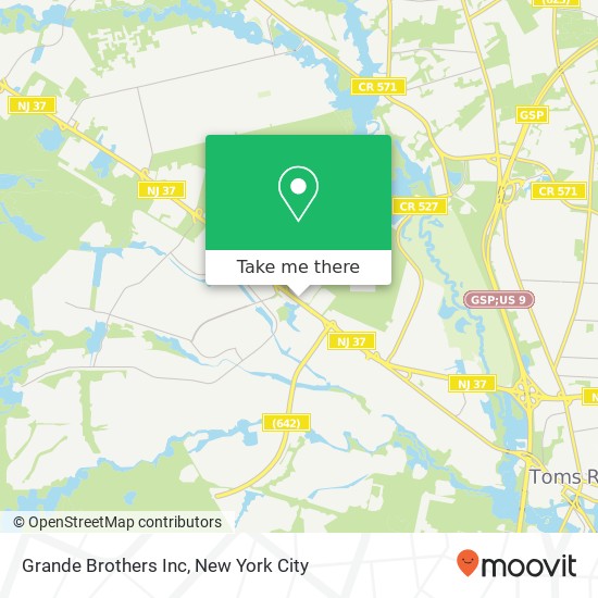 Mapa de Grande Brothers Inc