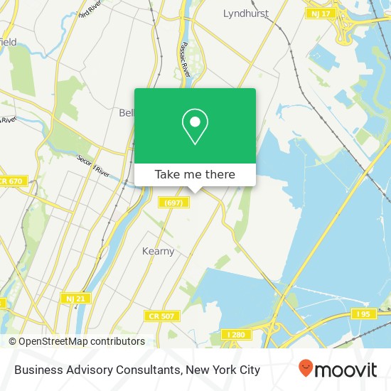 Business Advisory Consultants map