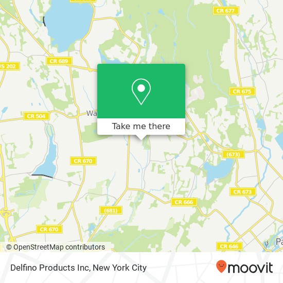 Delfino Products Inc map