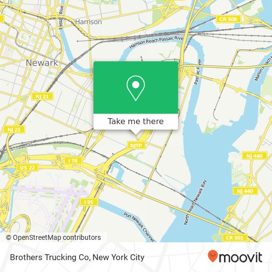Mapa de Brothers Trucking Co