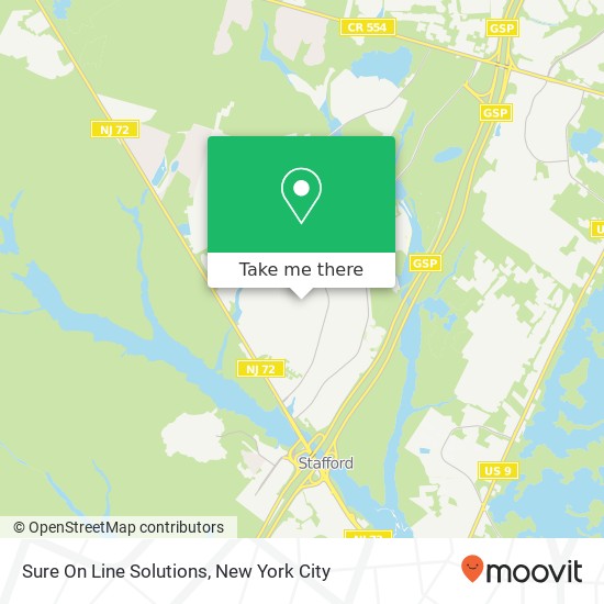 Sure On Line Solutions map