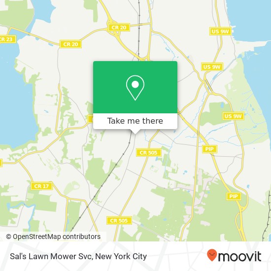 Sal's Lawn Mower Svc map