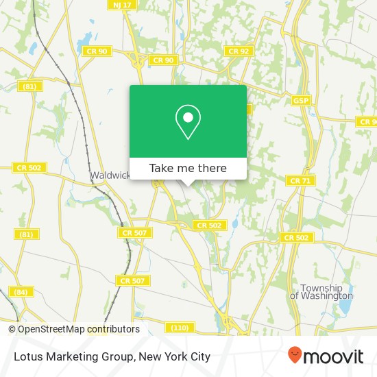 Mapa de Lotus Marketing Group